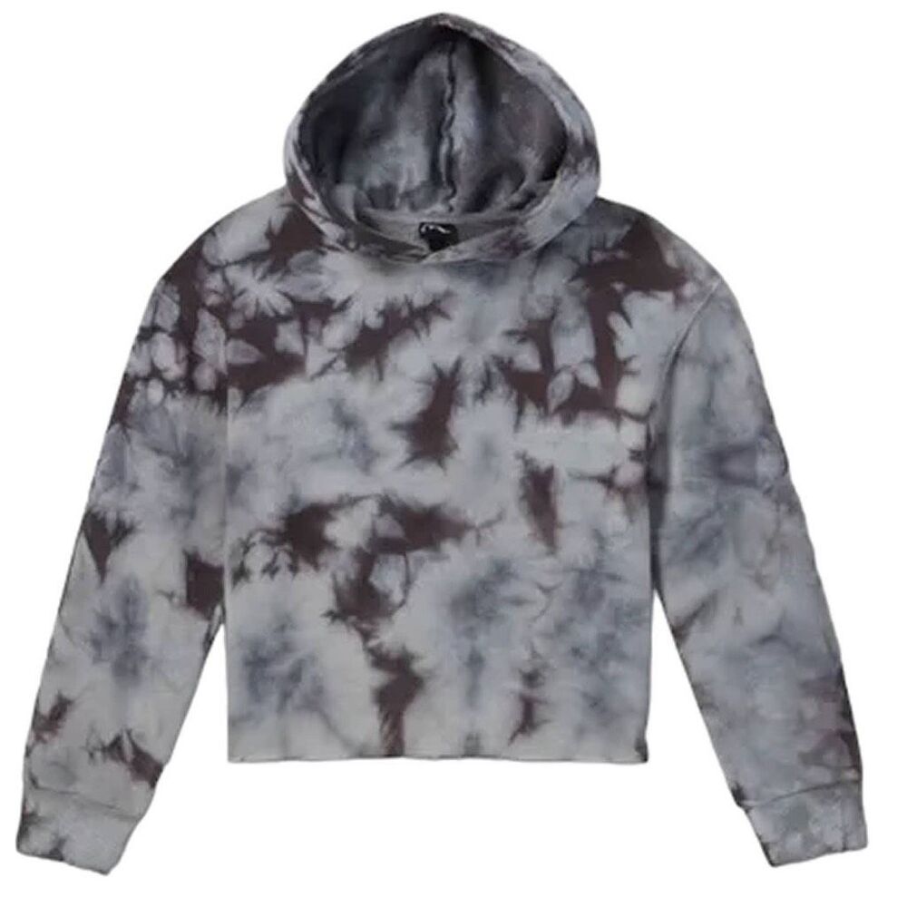 Art Class Tie Dye Hoodie Girls XL 14/16 Gray Black Pullover Fits Women’s XS